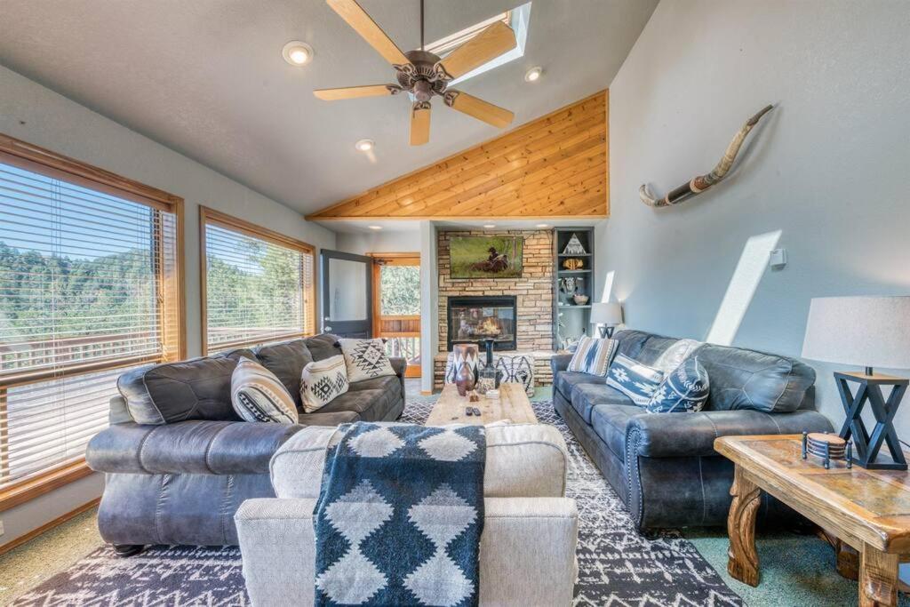 Perk Canyon Hidden Acres-Hot Tub-Gas Fireplace Ruidoso Exteriör bild
