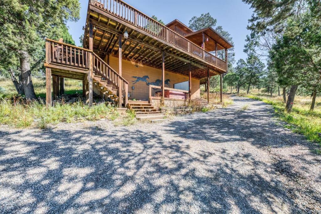 Perk Canyon Hidden Acres-Hot Tub-Gas Fireplace Ruidoso Exteriör bild