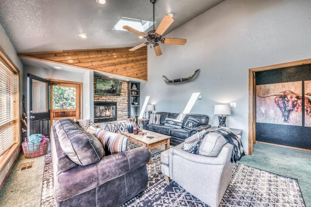 Perk Canyon Hidden Acres-Hot Tub-Gas Fireplace Ruidoso Exteriör bild